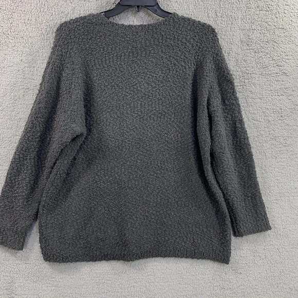 Torrid Sweater Teddy Bear Crew Neck Drop Shoulder "Love" Grey 2 2X 18/20 #B81777 - Picture 3 of 10